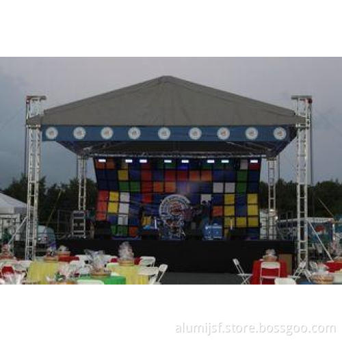 Customer's true project lighting truss in USA 10x10x6M